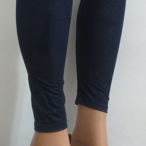 ⭐For Bundles Only⭐ Yummie Tummie Leggings Metallic Navy M - Picture 3 of 7